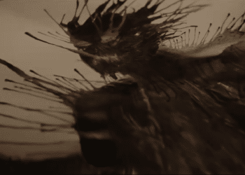 A draw of the Monster of the Netflix Movie 'A Monster Calls'.