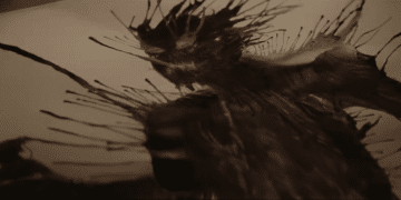 A draw of the Monster of the Netflix Movie 'A Monster Calls'.