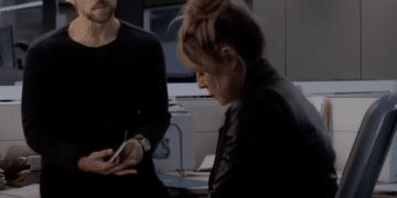 A scene of a police's interrogation from the movie 'Brazen'.