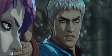 A gun fighting scene in the Netflix movie 'Altered Carbon: Resleeved'.