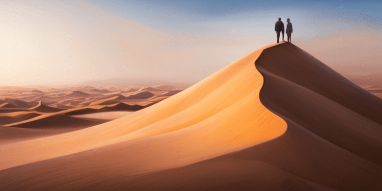 Similar landscap to the movie Dune (2021)