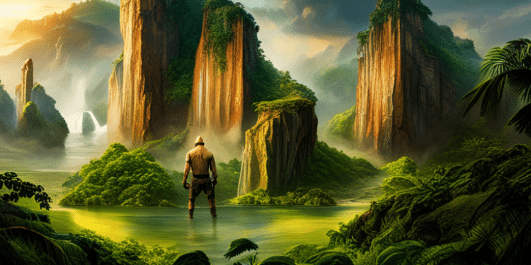 Jumanji: Welcome to the Jungle painting