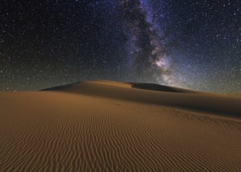 Gobi Desert at night