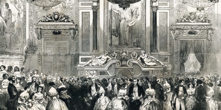 Great Exhibition Fete Paris Grand Ball Hotel De Ville 1851 19th century