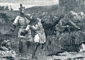 In 1646, Cromwell’s Roundheads arrived to take Bridgnorth for the Parliamentarians. Following a three week siege, Cromwell ordered that the castle be demolished. A knight, Sir Hugh de St. Clare, threw himself in front of an arrow aimed at Henry II;.