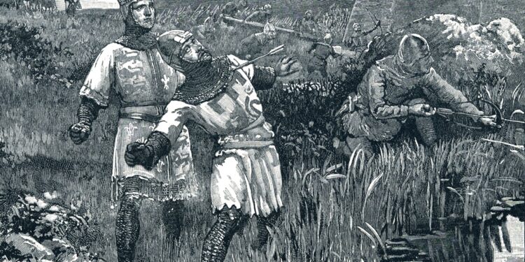 In 1646, Cromwell’s Roundheads arrived to take Bridgnorth for the Parliamentarians. Following a three week siege, Cromwell ordered that the castle be demolished. A knight, Sir Hugh de St. Clare, threw himself in front of an arrow aimed at Henry II;.