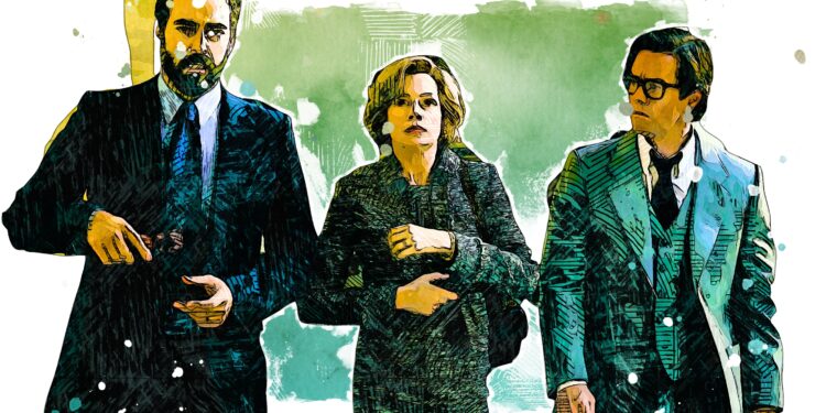 Mark Wahlberg, Andrea Piedimonte Bodini, Michelle Williams in All the Money in the World